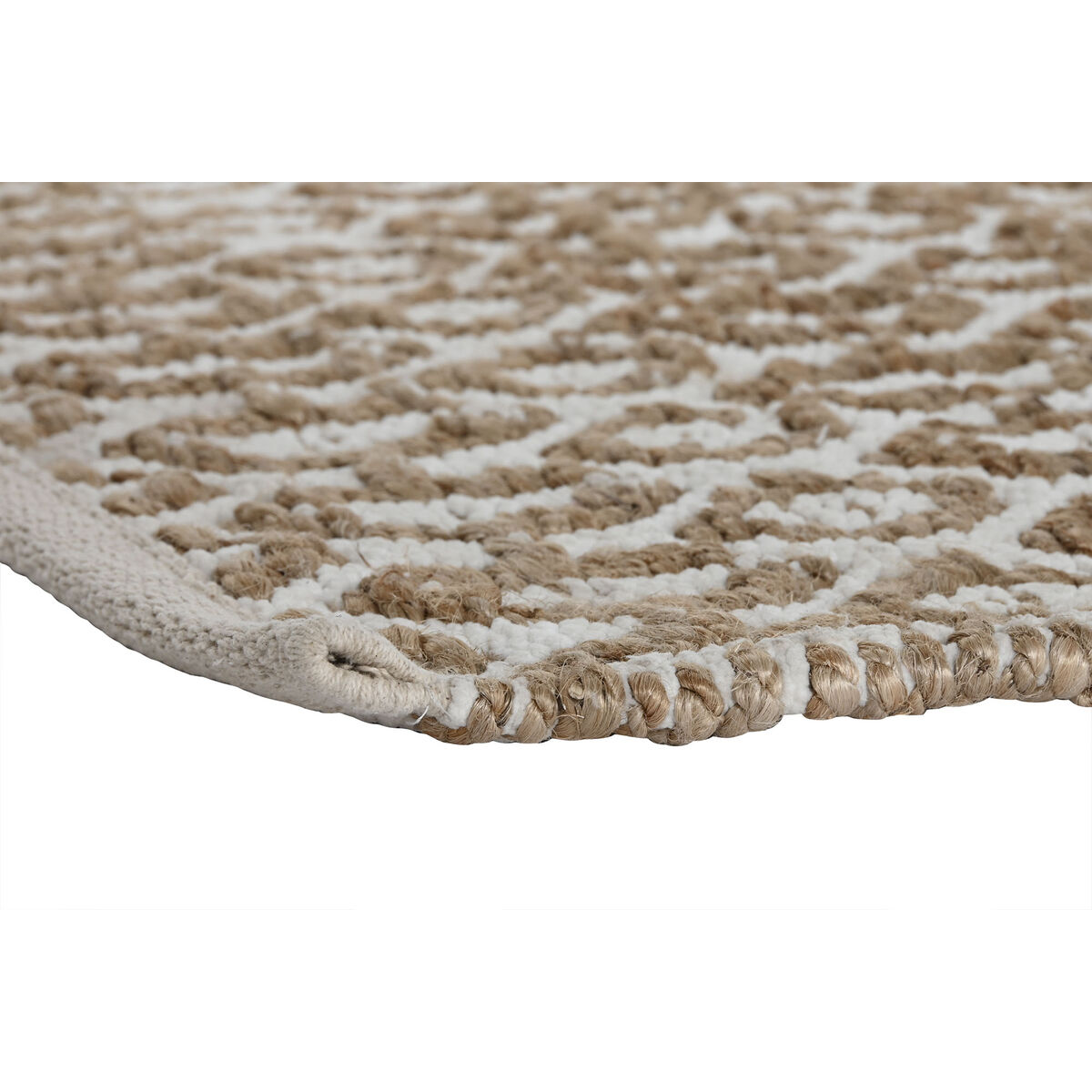 Tæppe Home ESPRIT Hvid Brun Boho 75 x 175 cm